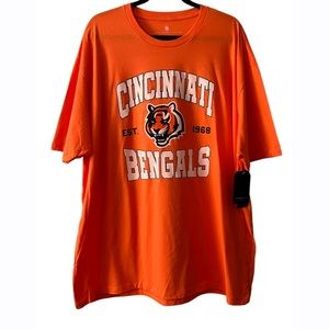Sold *** Cincinnati Bengals Football Orange T Shirt Unisex Size XXXL 3X